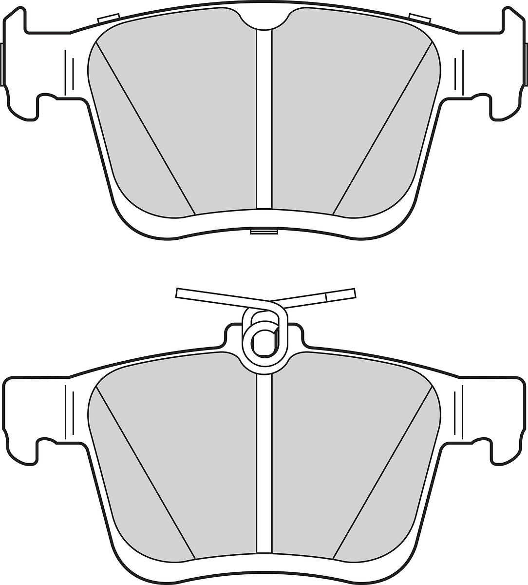 Jeu de 4 plaquettes de frein VALEO ref. 302952